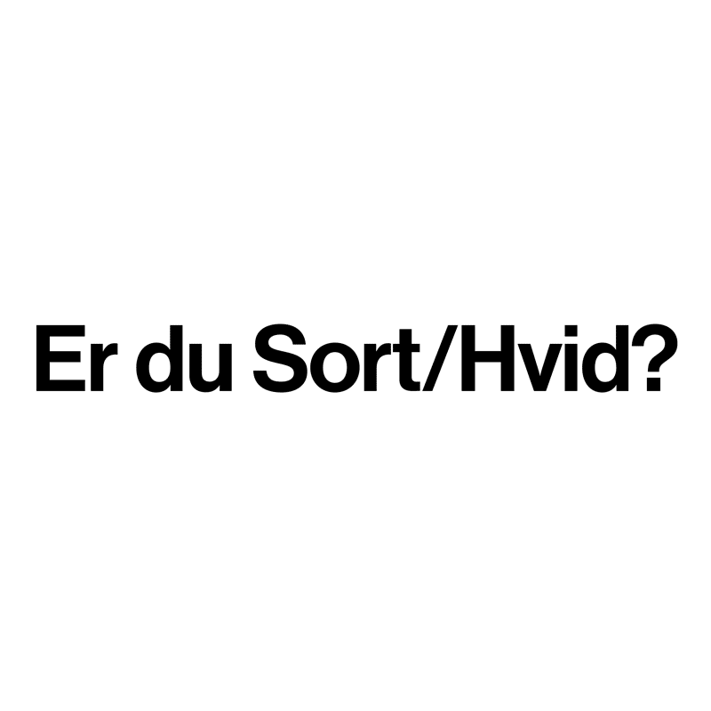 SORT/HVID SØGER NY KUNSTNERISK DIREKTØR